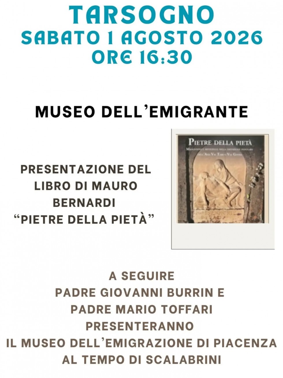 APERTURA MUSEO DELL\'EMIGRANTE