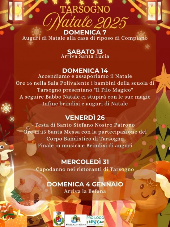 UN NATALE DI EVENTI A TARSOGNO