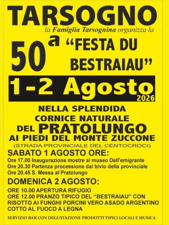 50° festa du Bestraiau