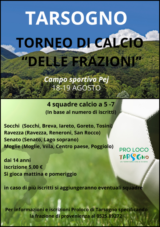TORNEO DI CALCIO "DELLE FRAZIONI"