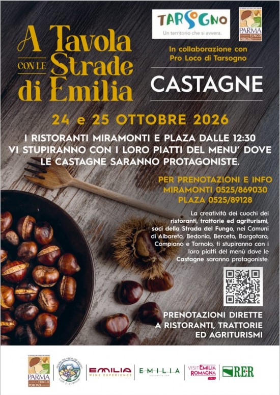 A TAVOLA CON LE STRADE DI EMILIA - La castagna